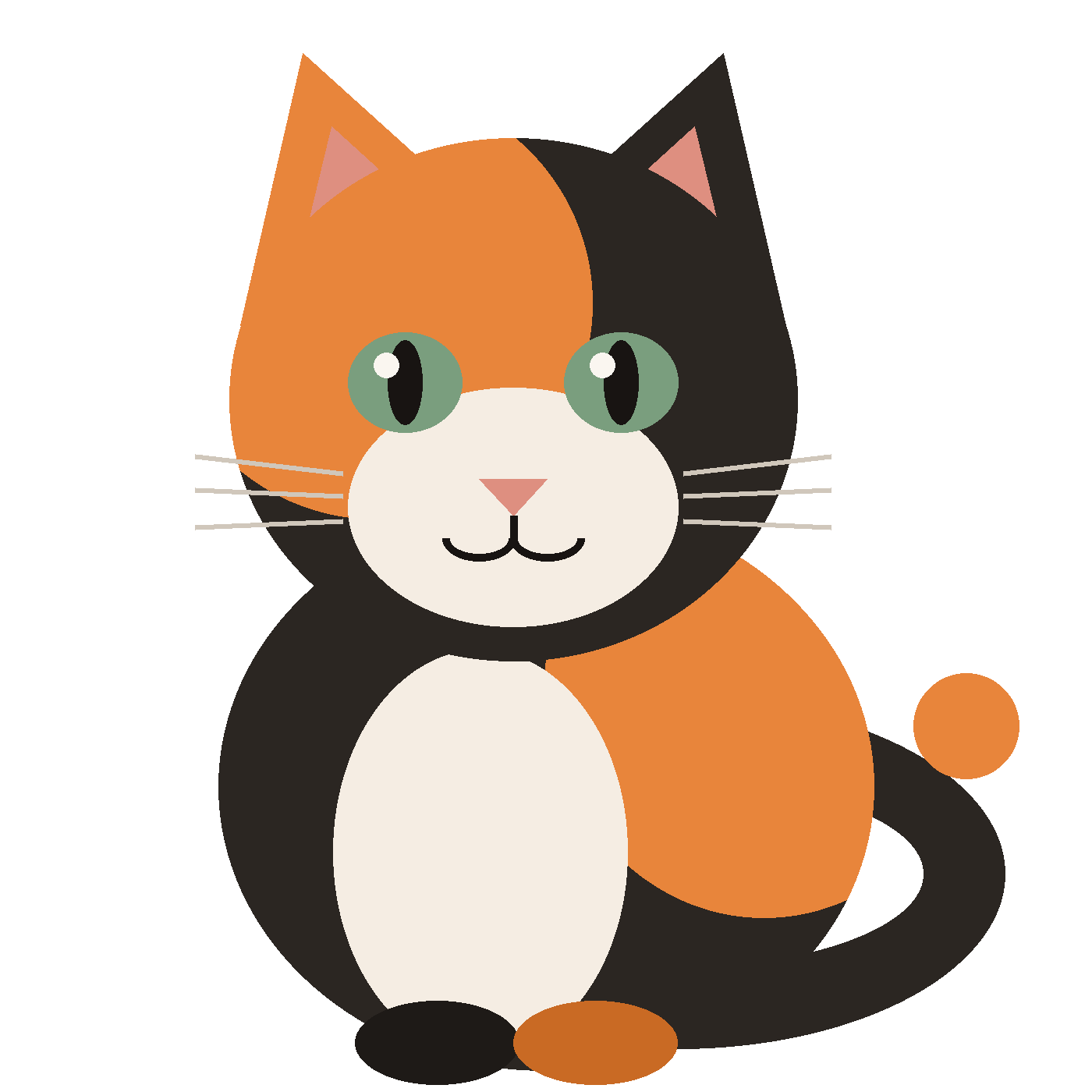 Illustrated calico
