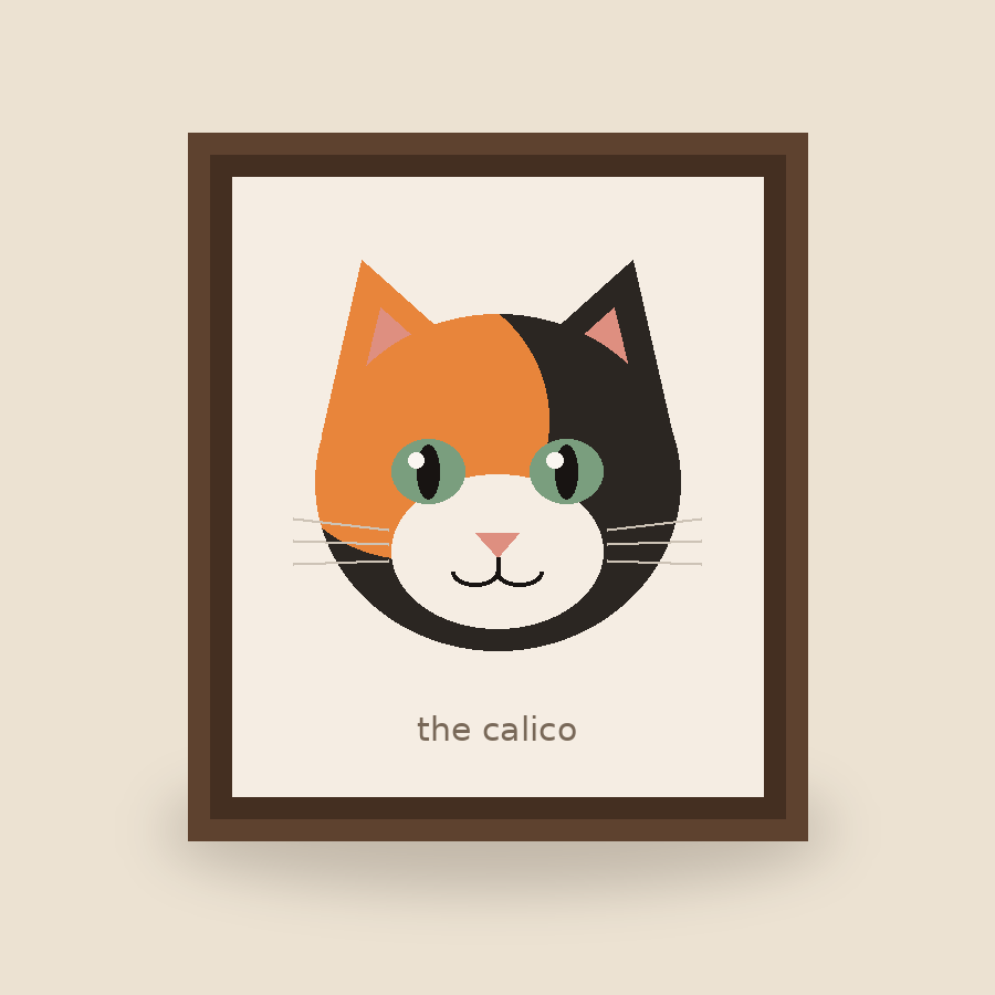 Calico Yard Portrait